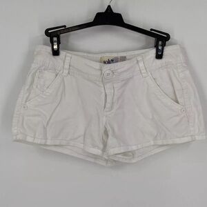 Jolt Juniors’ White Booty Shorts Size 1